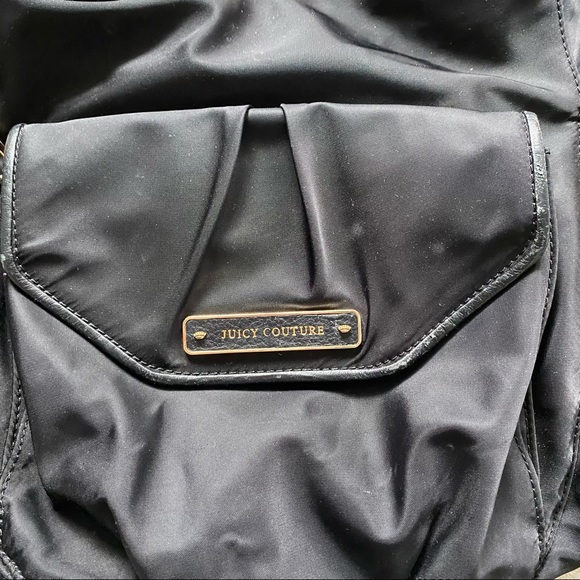 Juicy Couture black nylon hobo purse - Picture 2 of 16